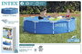 Intex Piscina Redonda Desmontable Metal Frame 305x76 cm (3.05m) con Depuradora de Cartucho, Capacidad 4485 Litros
