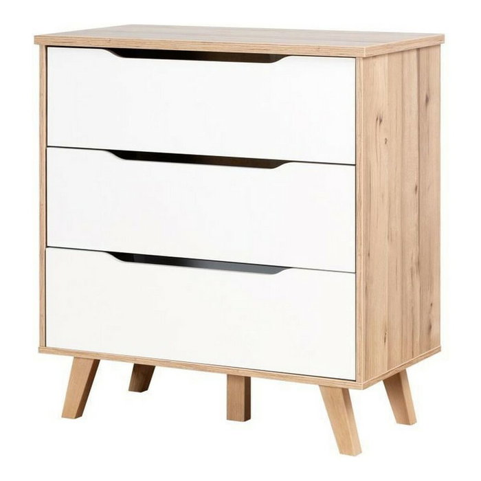 FINLANDEK Cajonera VANKKA Escandinava Roble Blanco Mate FINLANDEK Cajonera VANKKA Escandinava Roble Blanco Mate