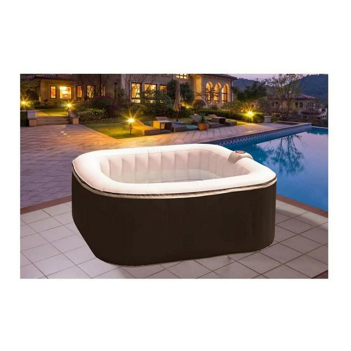 Sunspa Spa hinchable cuadrado laminado para 4 personas - 1.55 x H 0.65 m Sunspa Spa hinchable cuadrado laminado para 4 personas - 1.55 x H 0.65 m