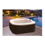 Sunspa Spa hinchable cuadrado laminado para 4 personas - 1.55 x H 0.65 m