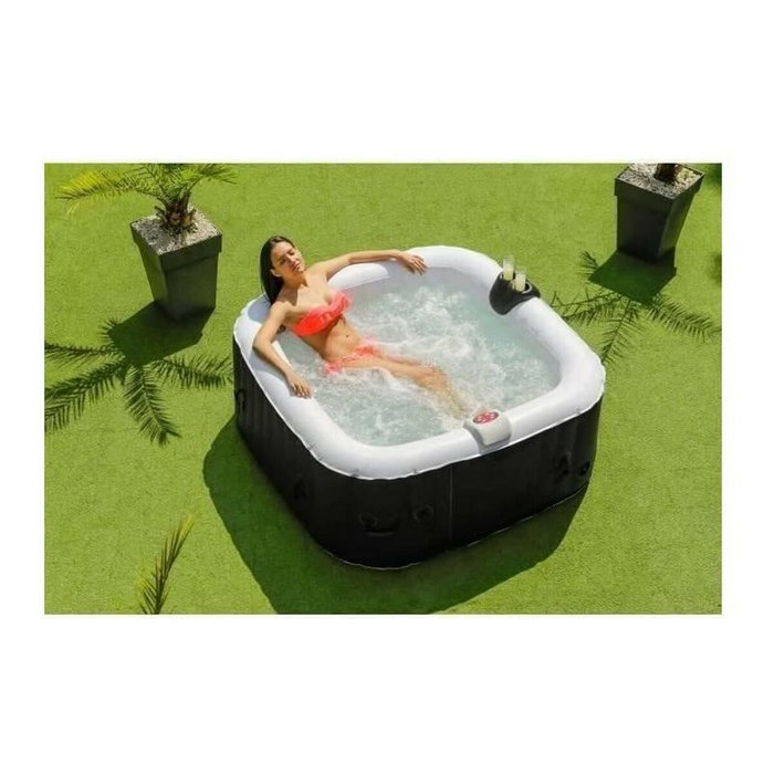 Sunspa Spa hinchable cuadrado laminado para 4 personas - 1.55 x H 0.65 m Sunspa Spa hinchable cuadrado laminado para 4 personas - 1.55 x H 0.65 m