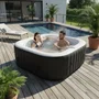 Spa Hinchable Sunspa Cuadrado Negro 4 personas (155 x 155 x 65 cm)