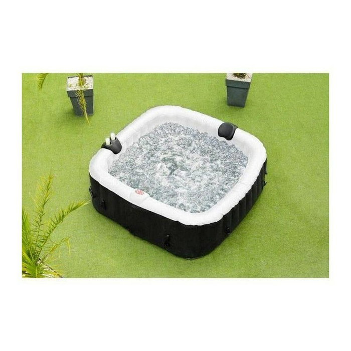 Sunspa Spa hinchable cuadrado para 6 personas - 1.85 x H 0.65 m