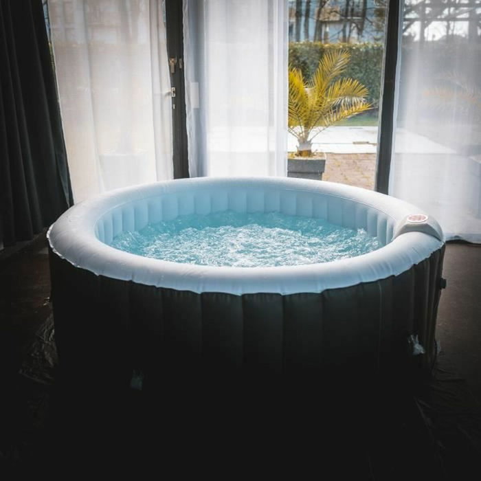 Sunspa Spa Hinchable Redondo para 4 Plazas con 130 Jets