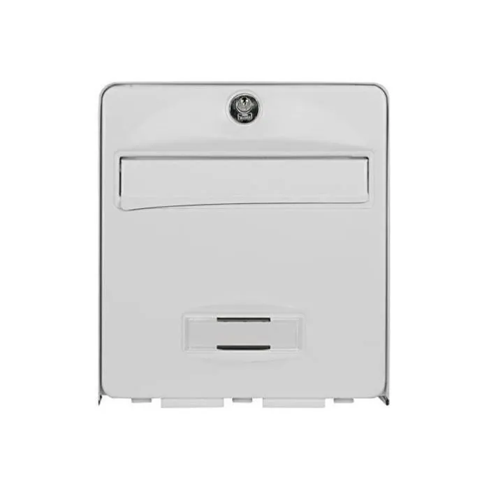Burg Wachter Buzón Balthazar Acero Galvanizado Blanco 1 Puerta Antirrobo Puerta Vertical 22kg Anti-UV