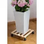 Nature Mesa enrollable para plantas - Abeto - H7.4 x 35 x 35 cm