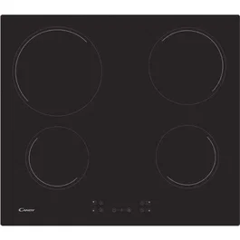 Candy CH64CCB Placa Vitrocerámica - 4 Zonas - 6500 W - Negro - 56 x 49 cm
