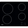 Whirlpool AKT8090NE Placa Vitrocerámica - 4 Zonas - 6200W - 60cm Ancho - Revestimiento Vidrio - Negro