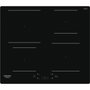 Hotpoint HQ5660SNE Placa de inducción de 4 fuegos, 7200W, Negro