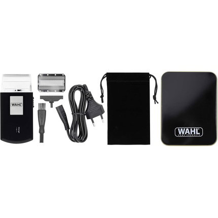 Wahl Travel Shaver Negro y Plata 03615-1016