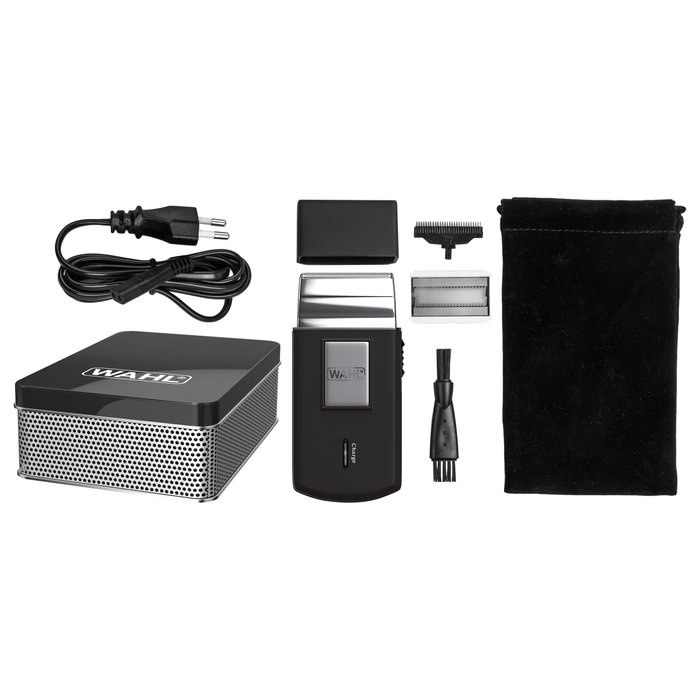 Wahl Travel Shaver Negro y Plata 03615-1016 Wahl Travel Shaver Negro y Plata 03615-1016