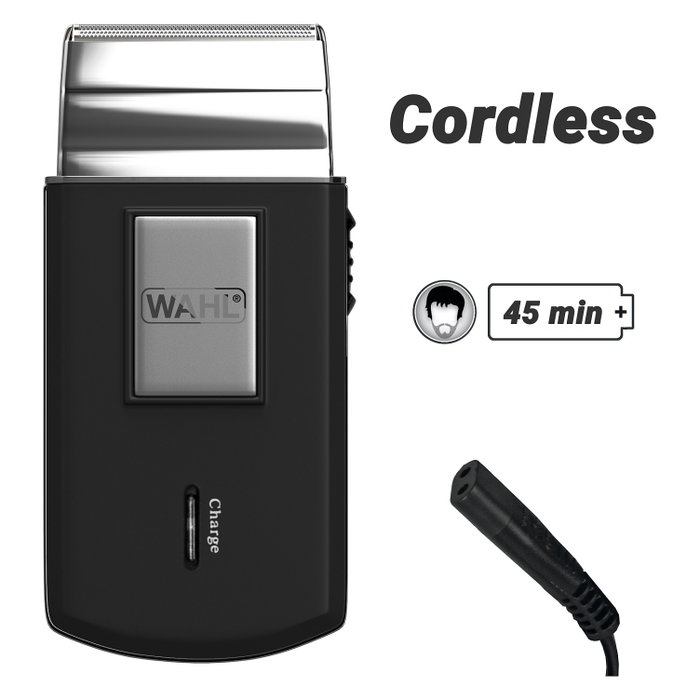 Wahl Travel Shaver 03615-1016 Negro y Plata