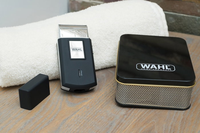 Wahl 03615-1016 Travel Shaver, máquina de afeitar masculina, inalámbrica, 45 min, color negro