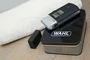 Wahl 03615-1016 Afeitadora Recortadora de Láminas Portátil, Negro/Plata, 45min Autonomía, Incluye Bolsa de Viaje y Accesorios