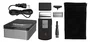 Wahl 03615-1016 Afeitadora Recortadora de Láminas Portátil, Negro/Plata, 45min Autonomía, Incluye Bolsa de Viaje y Accesorios