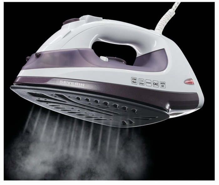 Severin BA3210 Plancha de vapor 2500W con suela cerámica
