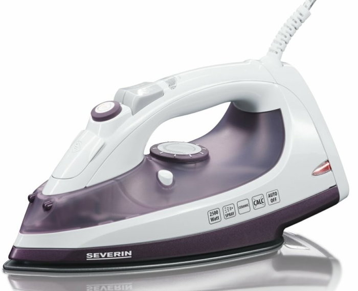 Severin BA3210 Plancha de vapor 2500W con suela cerámica