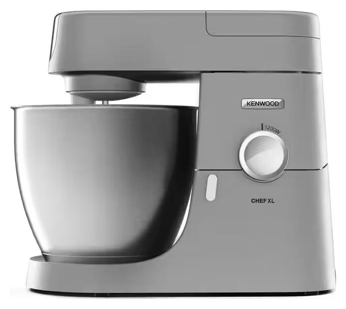 Kenwood KVL4170S Chef XL Robot de cocina con cuenco de 6.7L, kit de pastelería, licuadora y picadora de metal plateado