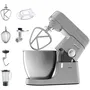 Kenwood KVL4170S Robot de Cocina Chef XL 6.7L 1200W con Kit Repostería, Batidora y Picadora Metal, Plateado