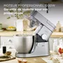 Kenwood KVL4170S Robot de Cocina Chef XL 6.7L 1200W con Kit Repostería, Batidora y Picadora Metal, Plateado
