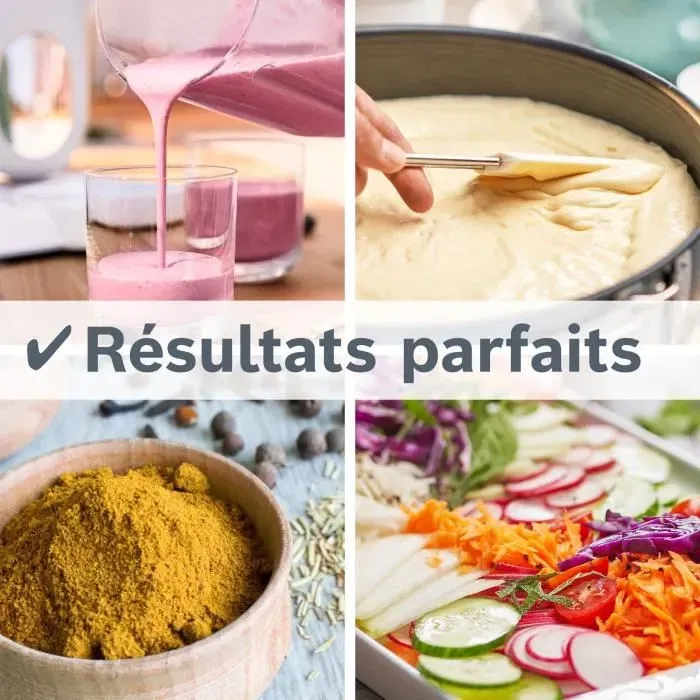 Bosch MCM3501M Robot Multifunción Multi Talento 800W, Tazón 2.3L, Mini Picador, Molinillo y Discos Rallar/Picar Negro/Inox