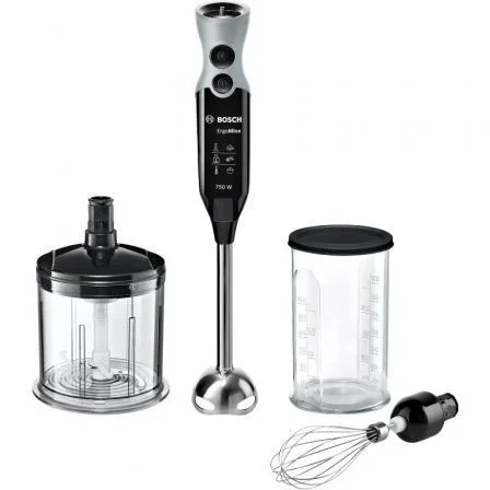 Batidora de Mano BOSCH MSM67160 600 ml Negro Negro/Gris 750 W 750 W Batidora de Mano BOSCH MSM67160 600 ml Negro Negro/Gris 750 W 750 W