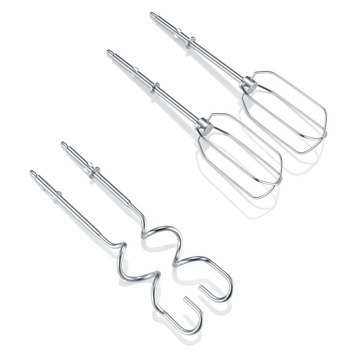 Severin HM 3830 Batidora de mano con 5 velocidades y función turbo, acero inoxidable, blanco y negro