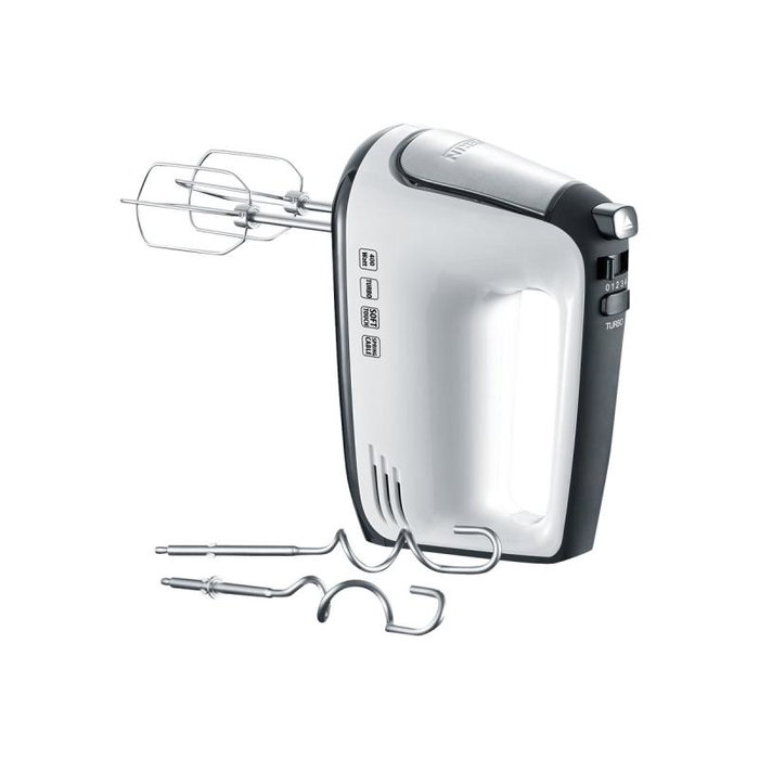 Severin HM 3830 Batidora de Mano de Acero Inoxidable Color Blanco y Negro