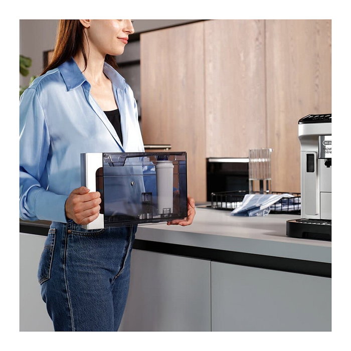 De'Longhi DLC002 Filtro de Agua, Blanco, Compatible con DeLonghi, 1 Pieza