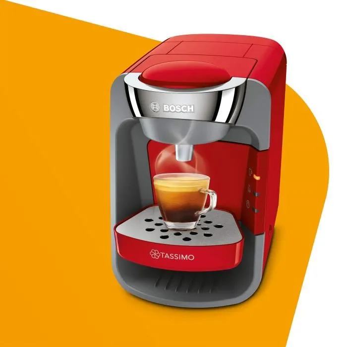 Bosch TAS32 Cafetera Tassimo Suny Multi-bebida Rojo Amapola