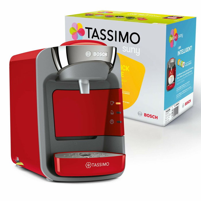 Bosch TAS32 Tassimo Suny Cafetera Multi-bebida Rojo Amapola