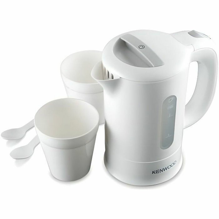 Kenwood JKP250 Discovery Hervidor eléctrico de viaje - Blanco y gris Kenwood JKP250 Discovery Hervidor eléctrico de viaje - Blanco y gris