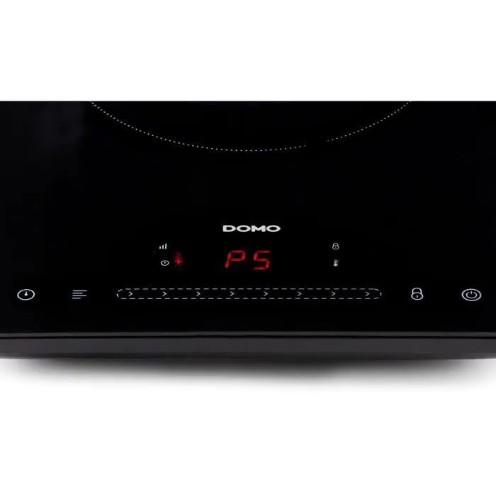 Domo DO332IP Placa de Inducción 1 Fuego 2000W Pantalla Táctil Temporizador Digital 8 Niveles 20cm