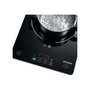 Severin KP 1071 Placa de Cocina Individual Single Hotplate, Color Negro Schwarz