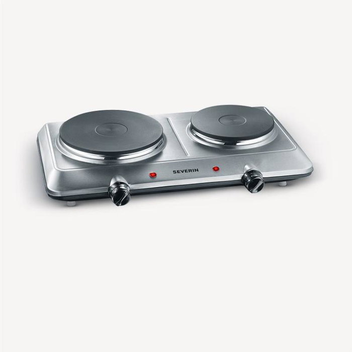 Severin DK 1014 Double Hotplate white - Placa de cocina doble blanca