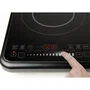 Brandt TI2FSOFT Placa de encimera con 2 placas de inducción Negro