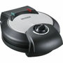 Severin WA 2103 Gofrera con forma de corazón, acero inoxidable y negro