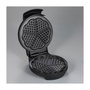 Severin WA 2103 Gofrera con forma de corazón, acero inoxidable y negro