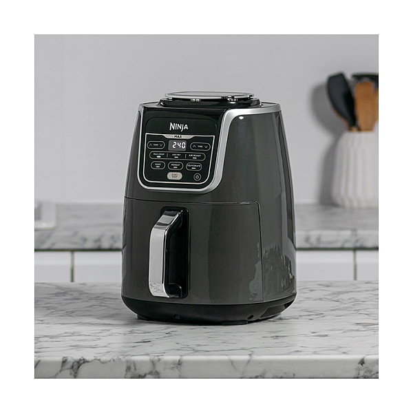 Ninja AF160EU MAX Freidora de Aire Caliente 5.2L 1750W, 1Kg Capacidad, 6 Programas, Gris