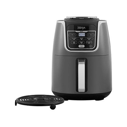 Ninja AF160EU MAX Freidora de Aire Caliente 5.2L 1750W, 1Kg Capacidad, 6 Programas, Gris