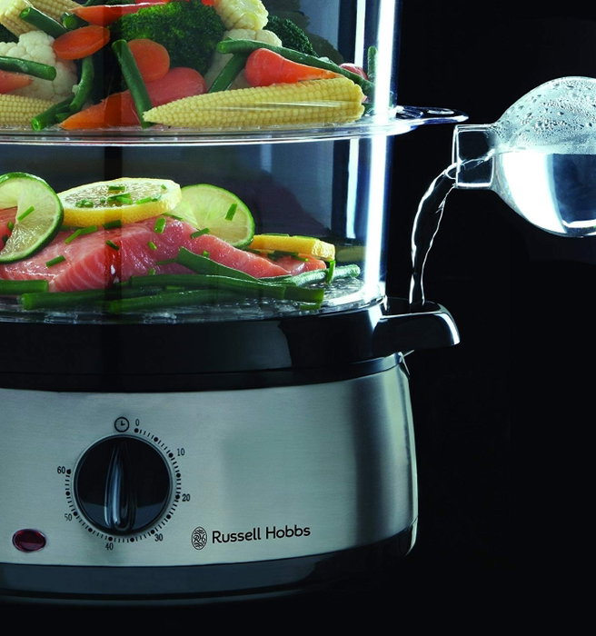 Russell Hobbs 19270-56 Cook@Home Vaporera con 3 Cestas