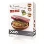 Domo Horno de Pizza Eléctrico DO9177PZ Rojo 1450W Diámetro 30 cm Ideal para Pizzas Tortillas Quiches