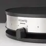 H.Koenig Crepiere KREP29 33cm - 1300W - Temperatura hasta 230°C - Revestimiento Antiadherente - Indicador de Calentamiento - Banda de Acero Inoxidable