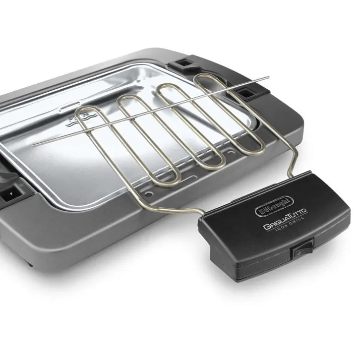 Delonghi Barbacoa Eléctrica BQ60.X - 1900 W de Potencia Máxima