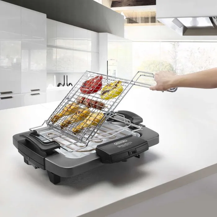 Delonghi Barbacoa Eléctrica BQ60.X - 1900 W de Potencia Máxima