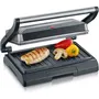 Severin KG2394 Parrilla Multifunción Compacta: Carne, Paninis, Verduras - Placas Antiadherentes 23x14.5 cm - 800W