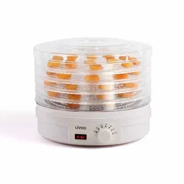 Livoo DOM202 Secadora Deshidratador con 5 bandejas, termostato y sistema de ventilación uniforme