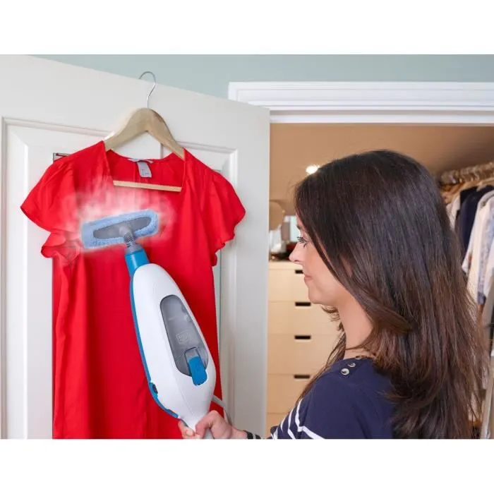 Black + Decker FSMH13E10-QW Trapeador a Vapor con Limpiador de Manos 1300W y 10 Accesorios