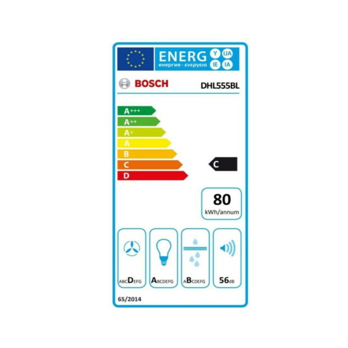 Bosch DHL555BL Unidad de Filtro de Acero Inoxidable