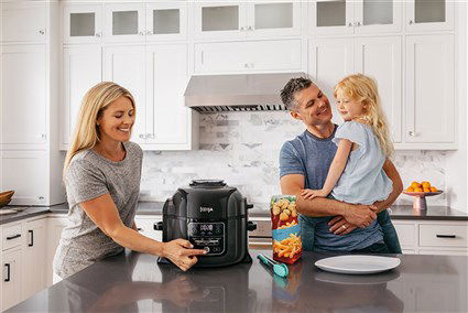 Ninja OP300EU Olla Eléctrica Multifunción 7 en 1 Foodi 6L con Freidora de Aire, Olla a Presión y más